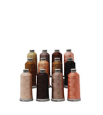 Load image into Gallery viewer, Skin-Flesh Tone Colors: 1,100-yards Mini Snap Cones, Polyneon #40, Machine Embroidery Thread Collection, 12 units/pack by MADEIRA