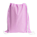 Load image into Gallery viewer, Sport Drawstring Bag, 100% Cotton, Light Pink Color