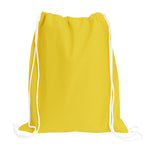Load image into Gallery viewer, Sport Drawstring Bag, 100% Cotton, Yellow Color