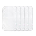 Load image into Gallery viewer, Embroidery Blanks, Stay - Dry Burp pads (5 pack), White Color by Green Sprouts
