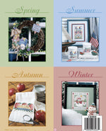 Load image into Gallery viewer, Stitchery Something For Every Season Cross Stitch Book - Leisure Arts