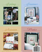 Load image into Gallery viewer, Stitchery Something For Every Season Cross Stitch Book - Leisure Arts