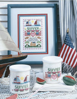 Load image into Gallery viewer, Stitchery Something For Every Season Cross Stitch Book - Leisure Arts