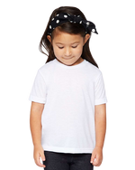 Load image into Gallery viewer, Toddler Sublimation Unisex T-Shirt, 100% Polyester, White
