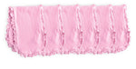 Load image into Gallery viewer, Sublimation Baby Burp Cloth with Ruffle Trim (Pink), 65% Polyester / 35% Cotton
