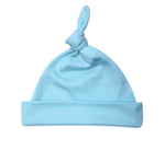 Load image into Gallery viewer, Sublimation Baby Knotted Beanie, (65% Polyester / 35% Cotton), Blue