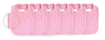 Load image into Gallery viewer, Sublimation Baby Bib with Scallop Trim, (65% Polyester - 35% Cotton), Pink