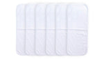 Load image into Gallery viewer, Sublimation Baby Burp Cloth with Scallop Trim (White), 65% Polyester / 35% Cotton
