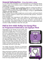 Load image into Gallery viewer, Cut-Away Plus (20" x 1 yd. Pkg.) Stabilizer, White Color by SULKY