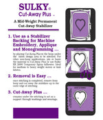 Load image into Gallery viewer, Cut-Away Plus (20" x 1 yd. Pkg.) Stabilizer, White Color by SULKY