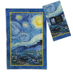 Load image into Gallery viewer, Tea Towel,    &quot;Starry Night&quot; by Vincent Van Gogh
