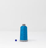 Load image into Gallery viewer, Teal Blue Color, Polyneon Machine Embroidery Thread, (#40 / #60 Weights, Ref. 1895), Various Sizes by MADEIRA