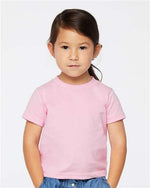 Load image into Gallery viewer, Toddler Jersey T-shirt, 100% Cotton, Light Pink