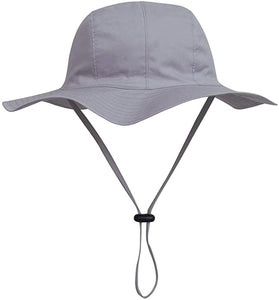 Toddler, Sun Protection Bucket Hat (Light Grey / Grey)