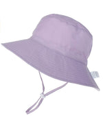 Load image into Gallery viewer, Toddler, Sun Protection Bucket Hats (Lila / Pink)