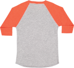 Load image into Gallery viewer, Toddler (Unisex) Raglan Baseball T-Shirt  (Vintage Heather / Vintage Orange)
