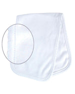 Load image into Gallery viewer, Sublimation Baby Burp Cloth with Scallop Trim (White), 65% Polyester / 35% Cotton