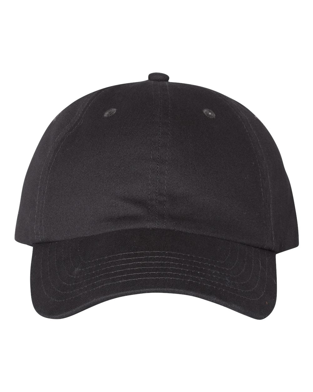 Adult Brushed Twill Cap, Charcoal