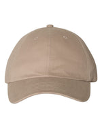 Load image into Gallery viewer, Adult Brushed Twill Cap, Khaki
