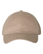 Load image into Gallery viewer, Adult Brushed Twill Cap, Khaki