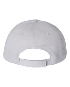 Adult Brushed Twill Cap, Light Grey