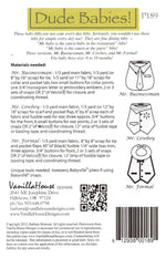 Load image into Gallery viewer, Dude Babies Bibs Patterns by Vanilla House Designs