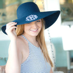 Load image into Gallery viewer, Woman Floppy Hat (Navy)
