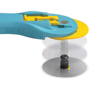 Quick-Change Rotary Cutter (Aqua), 45mm by OLFA