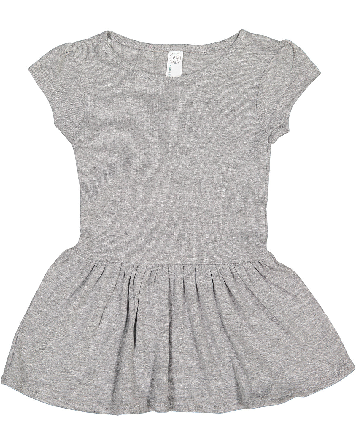 Baby Cotton Rib Dress, (Sizes: 6M - 24M), Heather