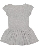 Load image into Gallery viewer, Baby Cotton Rib Dress, (Sizes: 6M - 24M), Heather