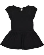 Load image into Gallery viewer, Baby Cotton Rib Dress, (Sizes: 6M - 24M), Black