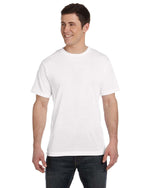 Load image into Gallery viewer, Sublimation (100% Polyester), Short Sleeve Men Crew Neck Tee, White