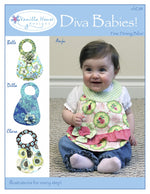 Load image into Gallery viewer, Diva Babies Bibs Patterns by Vanilla House Designs
