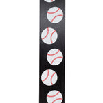 Load image into Gallery viewer, Baseball Fast Pitch Satin Ribbon - Black Color -- 1⅜" x 25 Yards
