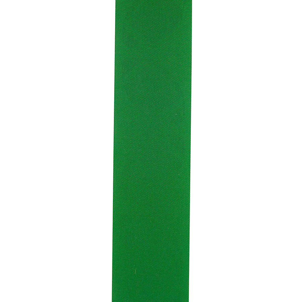 Homecoming Matte Footballs Cooler Ribbon –- Emerald Green / White Color -- 1⅜" x 25 Yards