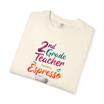 Load image into Gallery viewer, 2nd Grade Teacher Powered by Espresso T-Shirt

