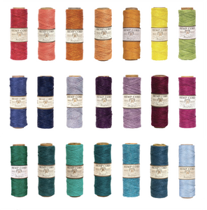 #10 -- (0.5mm) -- Hemp Cord Spools -- Various Colors by Hemptique®