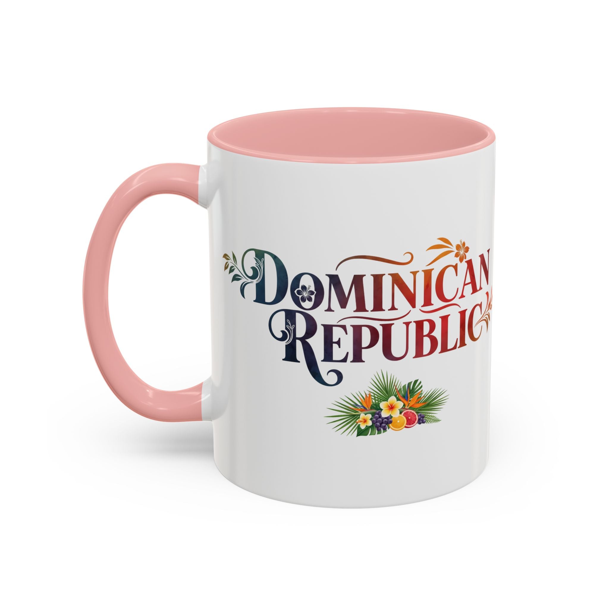 Dominican Republic Accent Coffee Mug, Tropical Theme, Vacation Vibes, Gift for Travelers, Summer Coffee Lover, Unique Drinkware