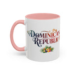 Load image into Gallery viewer, Dominican Republic Accent Coffee Mug, Tropical Theme, Vacation Vibes, Gift for Travelers, Summer Coffee Lover, Unique Drinkware

