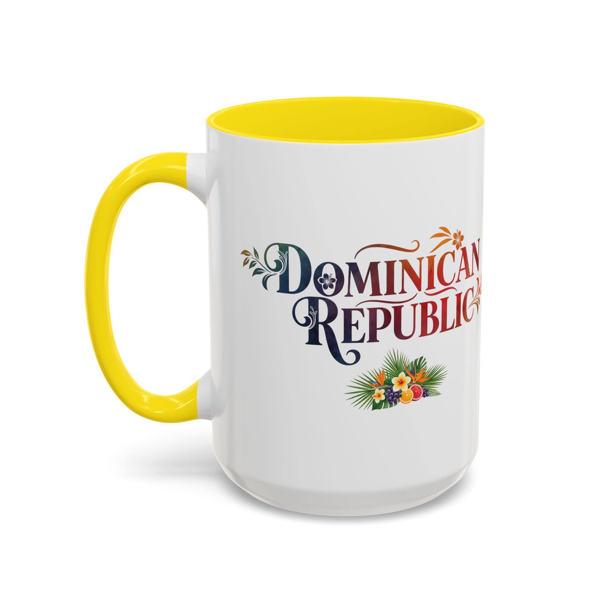 Dominican Republic Accent Coffee Mug, Tropical Theme, Vacation Vibes, Gift for Travelers, Summer Coffee Lover, Unique Drinkware