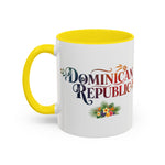 Load image into Gallery viewer, Dominican Republic Accent Coffee Mug, Tropical Theme, Vacation Vibes, Gift for Travelers, Summer Coffee Lover, Unique Drinkware
