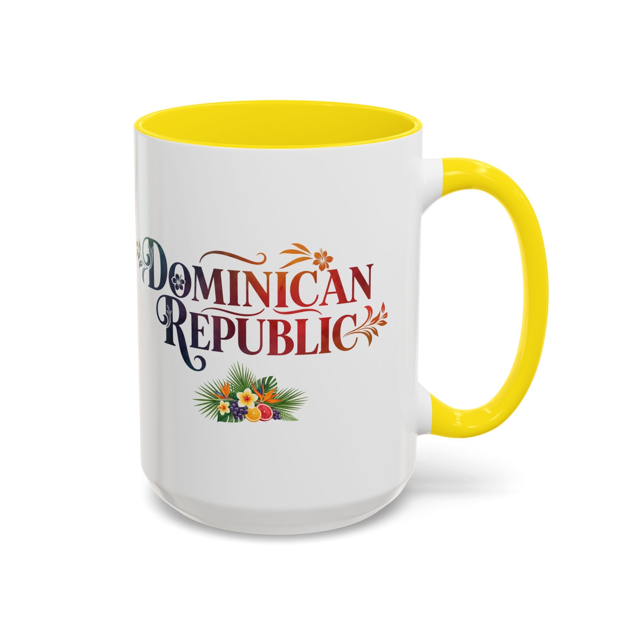 Dominican Republic Accent Coffee Mug, Tropical Theme, Vacation Vibes, Gift for Travelers, Summer Coffee Lover, Unique Drinkware