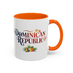 Load image into Gallery viewer, Dominican Republic Accent Coffee Mug, Tropical Theme, Vacation Vibes, Gift for Travelers, Summer Coffee Lover, Unique Drinkware
