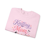 Load image into Gallery viewer, Knitting Mom Sweatshirt — Cute Halloween Knitting Crewneck for Knitters
