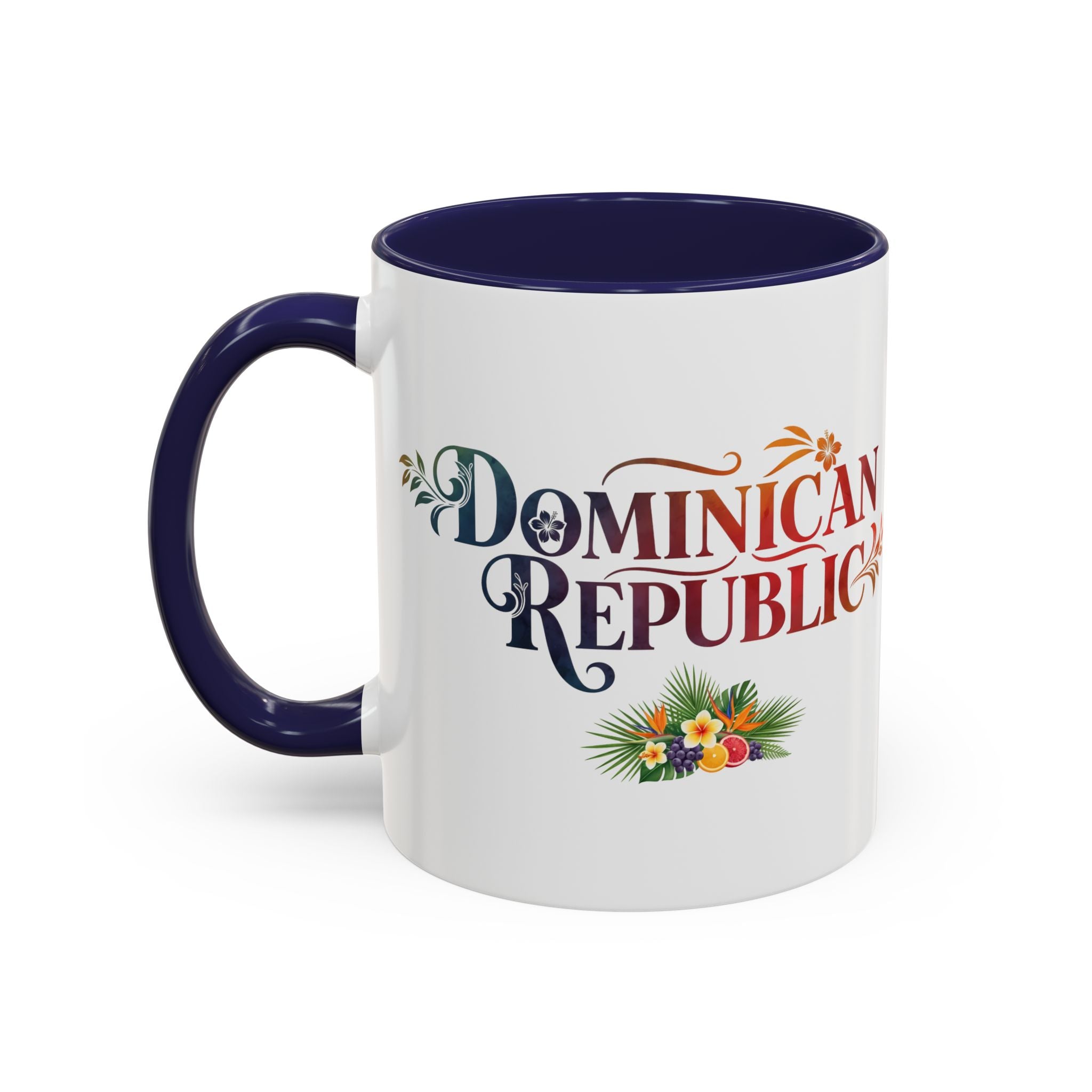 Dominican Republic Accent Coffee Mug, Tropical Theme, Vacation Vibes, Gift for Travelers, Summer Coffee Lover, Unique Drinkware