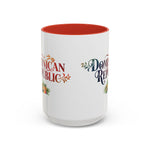Load image into Gallery viewer, Dominican Republic Accent Coffee Mug, Tropical Theme, Vacation Vibes, Gift for Travelers, Summer Coffee Lover, Unique Drinkware
