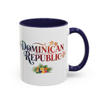 Load image into Gallery viewer, Dominican Republic Accent Coffee Mug, Tropical Theme, Vacation Vibes, Gift for Travelers, Summer Coffee Lover, Unique Drinkware

