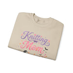 Load image into Gallery viewer, Knitting Mom Sweatshirt — Cute Halloween Knitting Crewneck for Knitters
