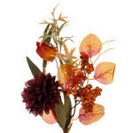 Load image into Gallery viewer, Orange / Burgundy Artificial Mum Lantern Wreath by Vickerman® --- Various Sizes
