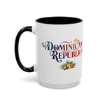 Load image into Gallery viewer, Dominican Republic Accent Coffee Mug, Tropical Theme, Vacation Vibes, Gift for Travelers, Summer Coffee Lover, Unique Drinkware

